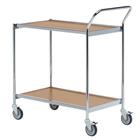 Verrijdbare tafel met verchroomde constructie - Draagvermogen 150 kg - Helge Nyberg